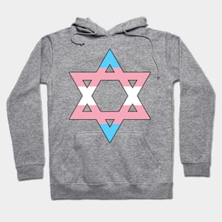 Trans Star of David Hoodie